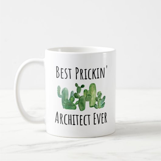 Funny Architect Gift Idee Kaffeetasse (Links)