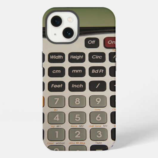 Funny Architectural Calculator iPhone Hülle (Rückseite)