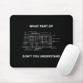 Funny Architectural Civil Engineering Engineer Mousepad (Mit Mouse)
