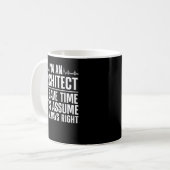 Funny Architecture Art for Men Women Future Archit Kaffeetasse (Vorderseite Links)