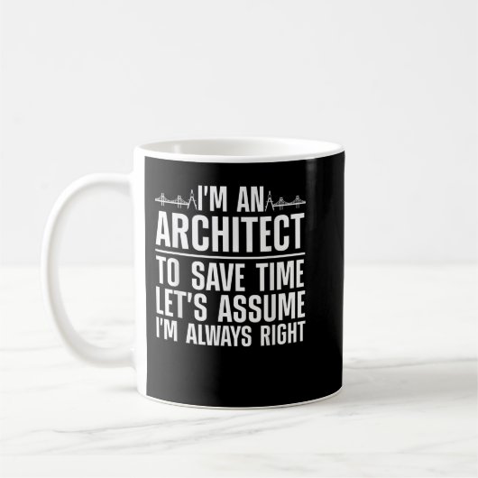 Funny Architecture Art for Men Women Future Archit Kaffeetasse (Links)