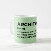 Funny Architecture Coffee Tasse (Vorderseite Links)