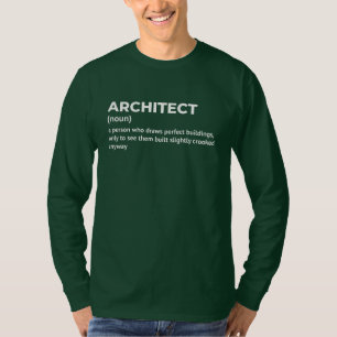 Funny Architecture Definition Long Sleeve Shirt