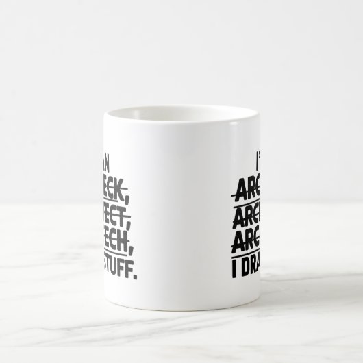 Funny Architecture Geschenk für Männer und Frauen Kaffeetasse (Mittel)