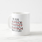 Funny Architecture Geschenk für Männer und Frauen Kaffeetasse (Vorderseite Links)