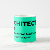 Funny Architecture Job Definition Tasse (Mittel)
