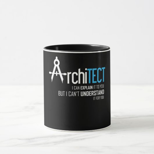 Funny Architecture Redewendungen gibt Geschenke Gr Tasse (Zentrum)
