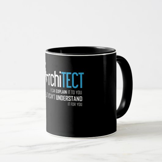 Funny Architecture Redewendungen gibt Geschenke Gr Tasse (VorderseiteRechts)
