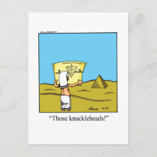 Funny Architecture Spaß Postcard Postkarte