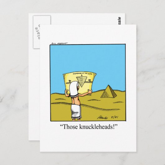 Funny Architecture Spaß Postcard Postkarte (Vorne/Hinten)