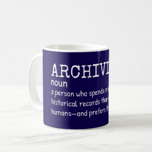Funny Archivant Coffee Cup - Jobdefinition Kaffeetasse