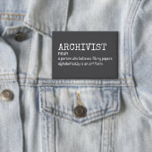 Funny Archivist Definition Button (Insitu)