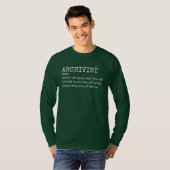 Funny Archivist - Definition Long Sleeve Shirt (Vorne ganz)