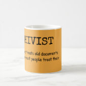 Funny Archivist Gift - Job Definition Kaffeetasse (Mittel)