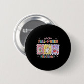 Funny Are You Fall O Ween Directions Teacher Hallo Button (Vorne & Hinten)
