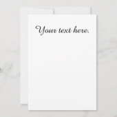 Funny Arepas Zitat Einladung (Rückseite)