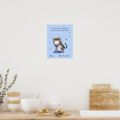 Funny Aries Poster Zodiac Cat Star Schild Plakat (Küche)