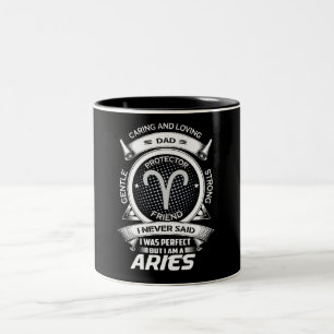 Funny Aries Zodiac Sign Zwei-Tone-Kaffee-Tasse Zweifarbige Tasse