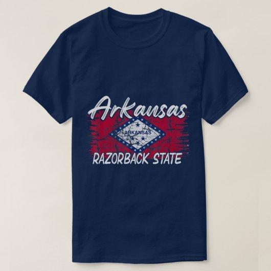Funny Arkansas Razorback Staat T-Shirt (Design vorne)