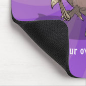 Funny Armadillo Fügen Sie Ihren eigenen Text Hypno Mousepad (Ecke)