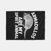 Funny Armadillo Geschenk Männer Frauen Armadillo N Fleecedecke (Vorderseite (Horizontal))