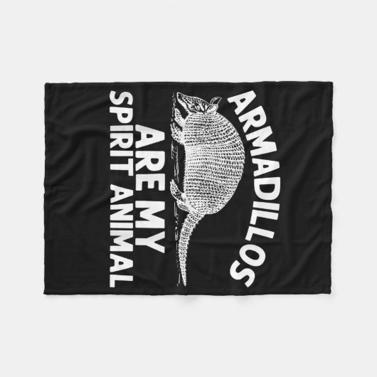 Funny Armadillo Geschenk Männer Frauen Armadillo N Fleecedecke (Vorderseite (Horizontal))