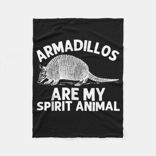 Funny Armadillo Geschenk Männer Frauen Armadillo N Fleecedecke (Vorderseite)