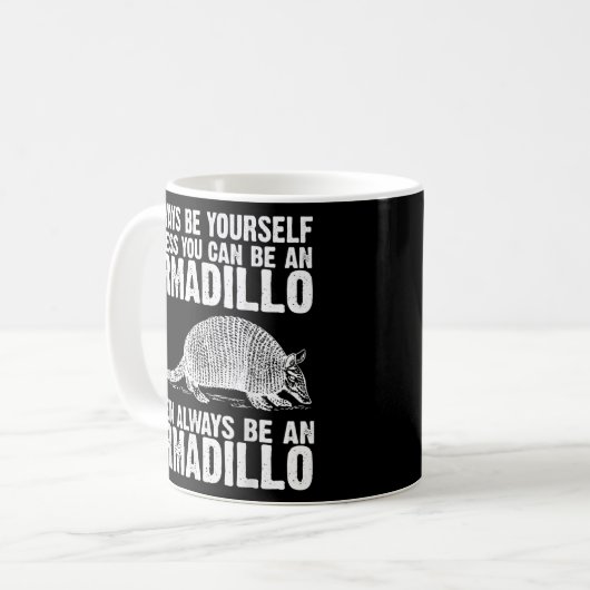 Funny Armadillo Geschenk Männer Frauen Armadillo N Kaffeetasse (Vorderseite Links)