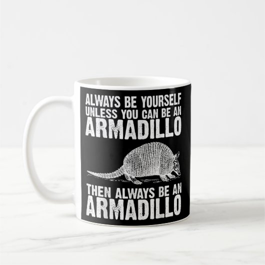 Funny Armadillo Geschenk Männer Frauen Armadillo N Kaffeetasse (Links)
