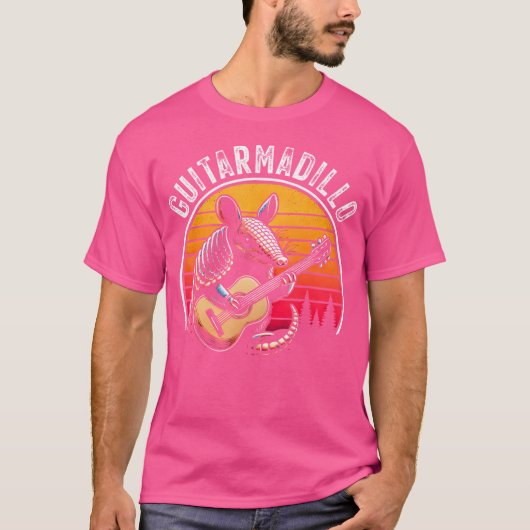 Funny Armadillo Guitar Pun Guitarmadillo Funny Arm T-Shirt (Vorderseite)