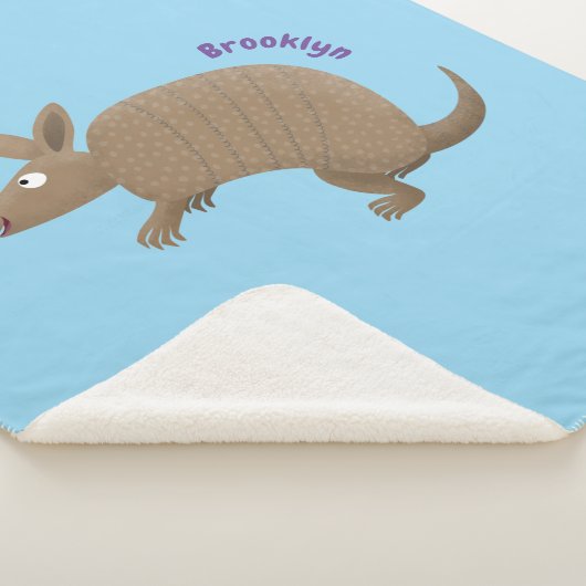 Funny armadillo Happy Cartoon Illustration Sherpadecke (3/4)