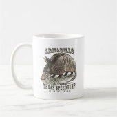 Funny Armadillo Speedbumps von Mudge Studios Kaffeetasse (Links)