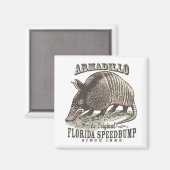 Funny Armadillo Speedbumps von Mudge Studios Magnet (Vorderseite/Rückseite)