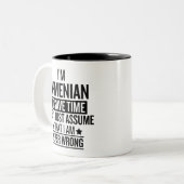 Funny Armenian Zweifarbige Tasse (Vorderseite Links)