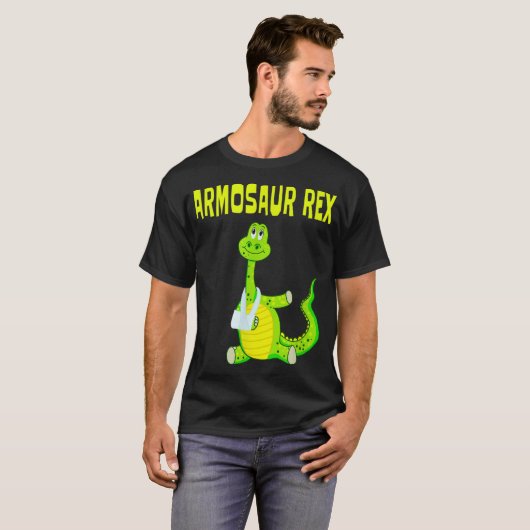 Funny Armosaur Rex Broken Arm Dinosaurier Kinder T-Shirt (Vorne ganz)