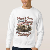 Funny Army Birthday T - Shirt (Vorderseite)