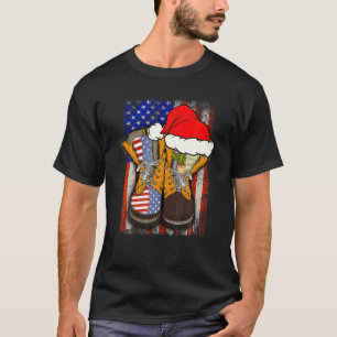 Funny Army Veterans Schuhe Weihnachtsartikel T-Shirt