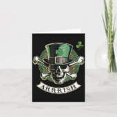 Funny Arrish Irish Rate St Patricks Day Rate Men G Karte (Vorderseite)