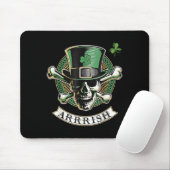 Funny Arrish Irish Rate St Patricks Day Rate Men G Mousepad (Mit Mouse)