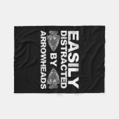 Funny Arrowhead Design für Männer Frauen Arrowhead Fleecedecke (Vorderseite (Horizontal))