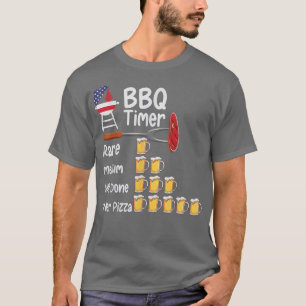 Funny Art Grillen Timer Grilling Barbecue Grilling T-Shirt