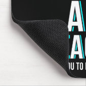 Funny Art Teacher Shirt - If At First You Don't Su Mousepad (Ecke)