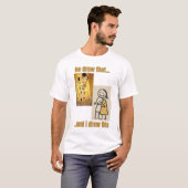 Funny Art Vergleich mit Klimt und Strichmännchen T-Shirt (Vorne ganz)