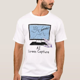 Funny Artificial Intelligence Screen Capture T-Shirt