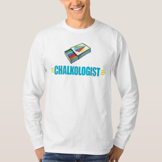 Funny Artist Chalk T-Shirt (Vorderseite)