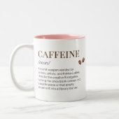 Funny Artist Creative Writer Humour Witty Coffee Zweifarbige Tasse (Links)
