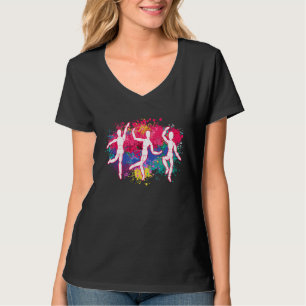 Funny Artist Paint Spritzer Art Maler für Frauen T-Shirt