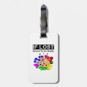 Funny Artist wenn verloren Rückkehr zu Art Studio Gepäckanhänger (Rückseite vertikal)