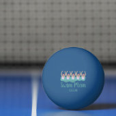 Funny Artistic Synchro Schwimmer Mama schwimmen Tischtennisball (Netto)