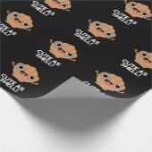 Funny As Muscheln Funny Seashell Pub Dark BG Geschenkpapier (Ecke)